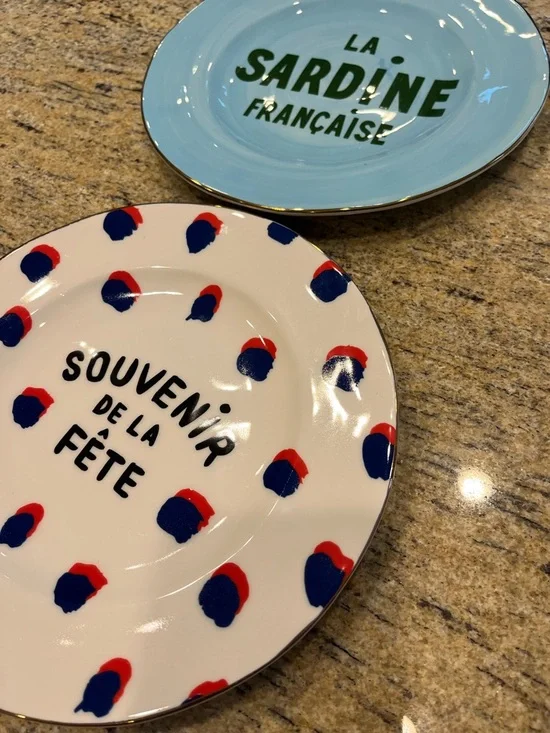 Clare V. for Anthropologie Maisonette Dessert Plates Set of 2 - Picture 6 of 8